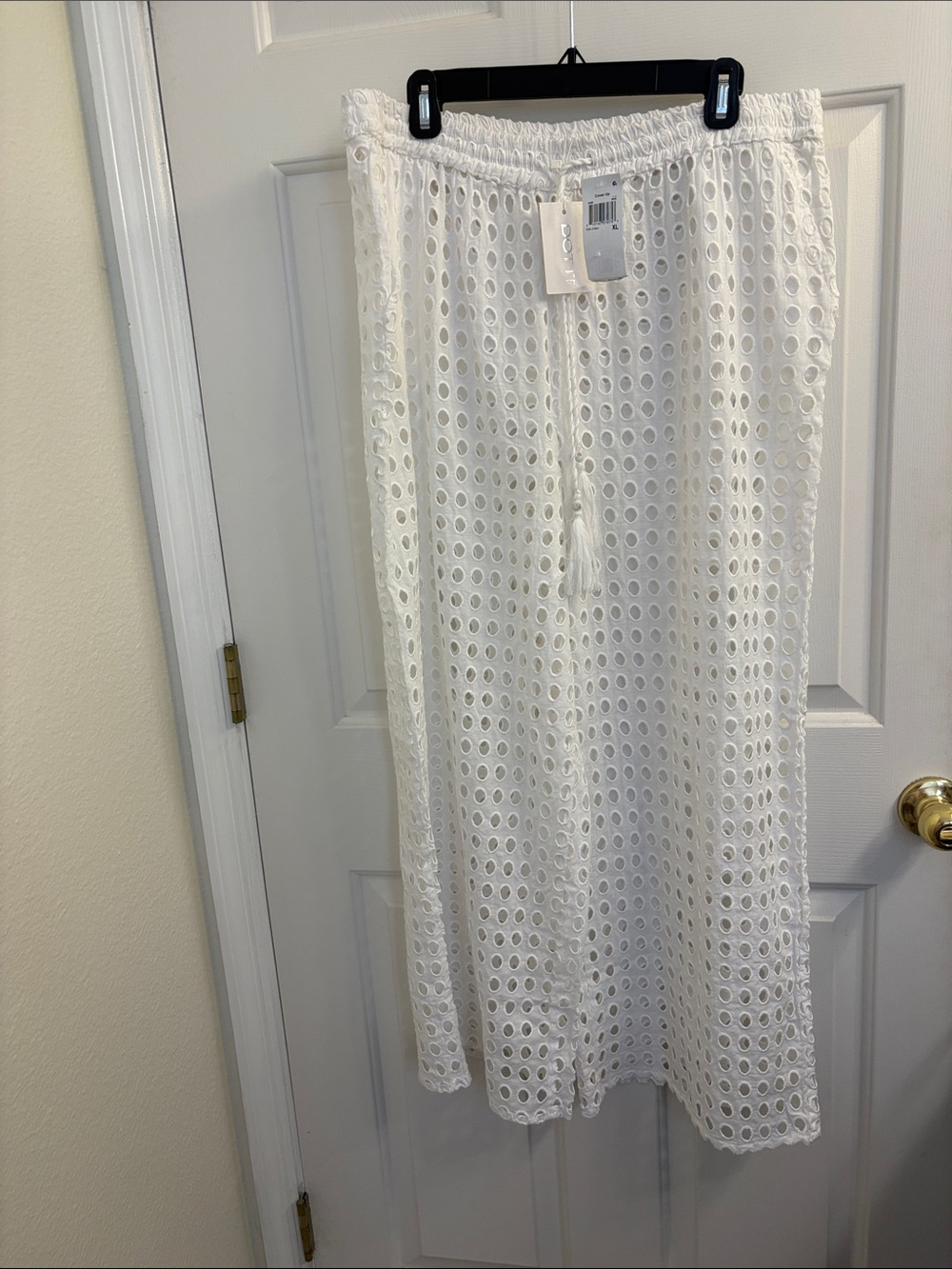 Dotti White Eyelet Maxi Skirt